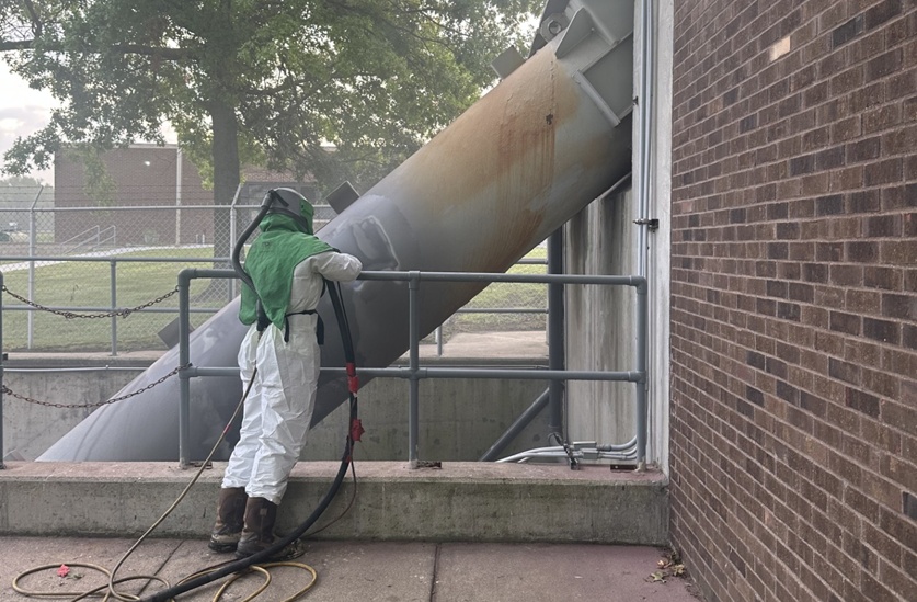 Dustless blasting services